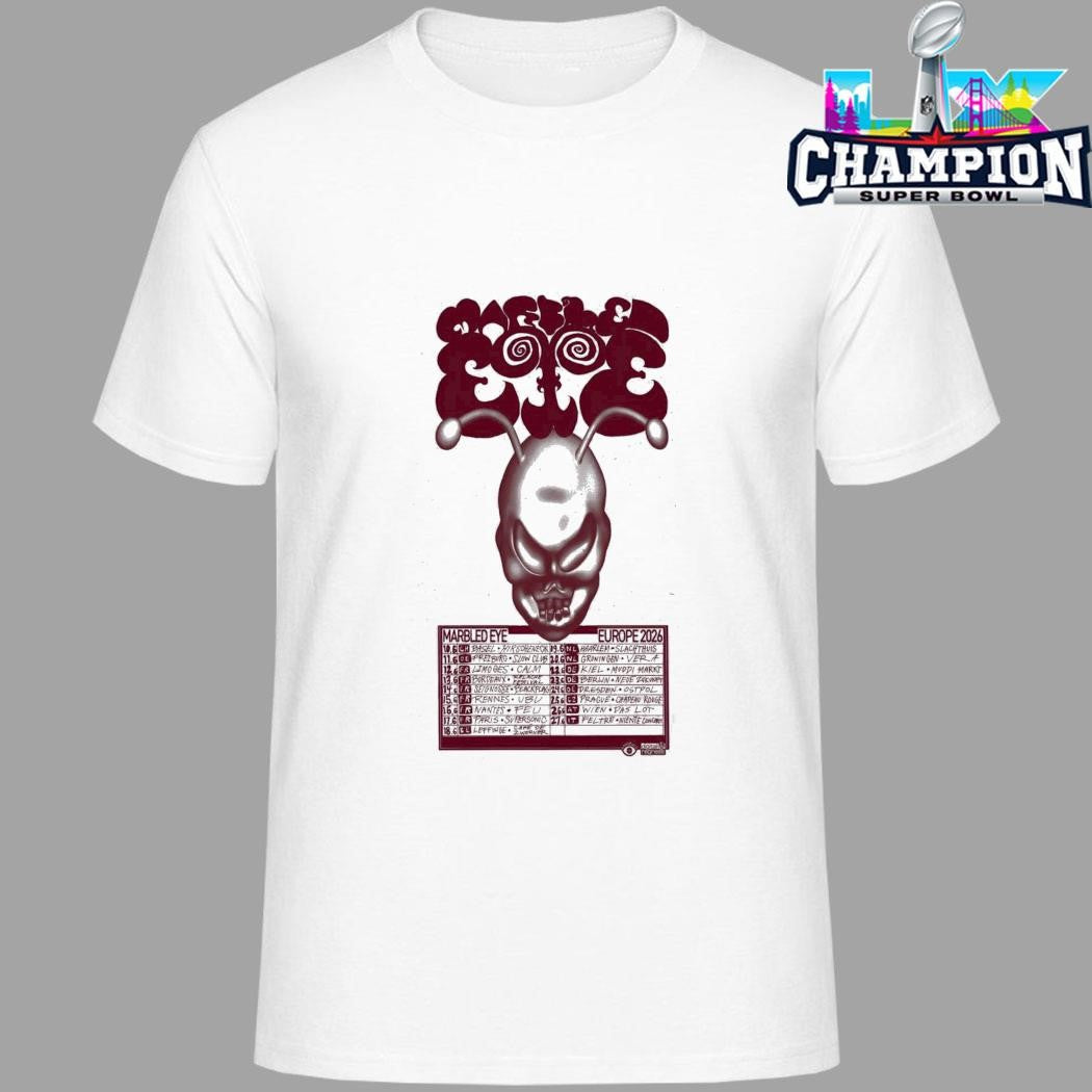 Marbled Eye Europe June 2026 Tour Shirt
