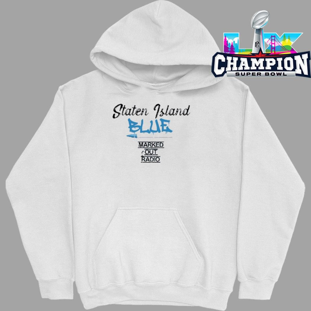 Marked Out Radio Staten Island Blue Shirt