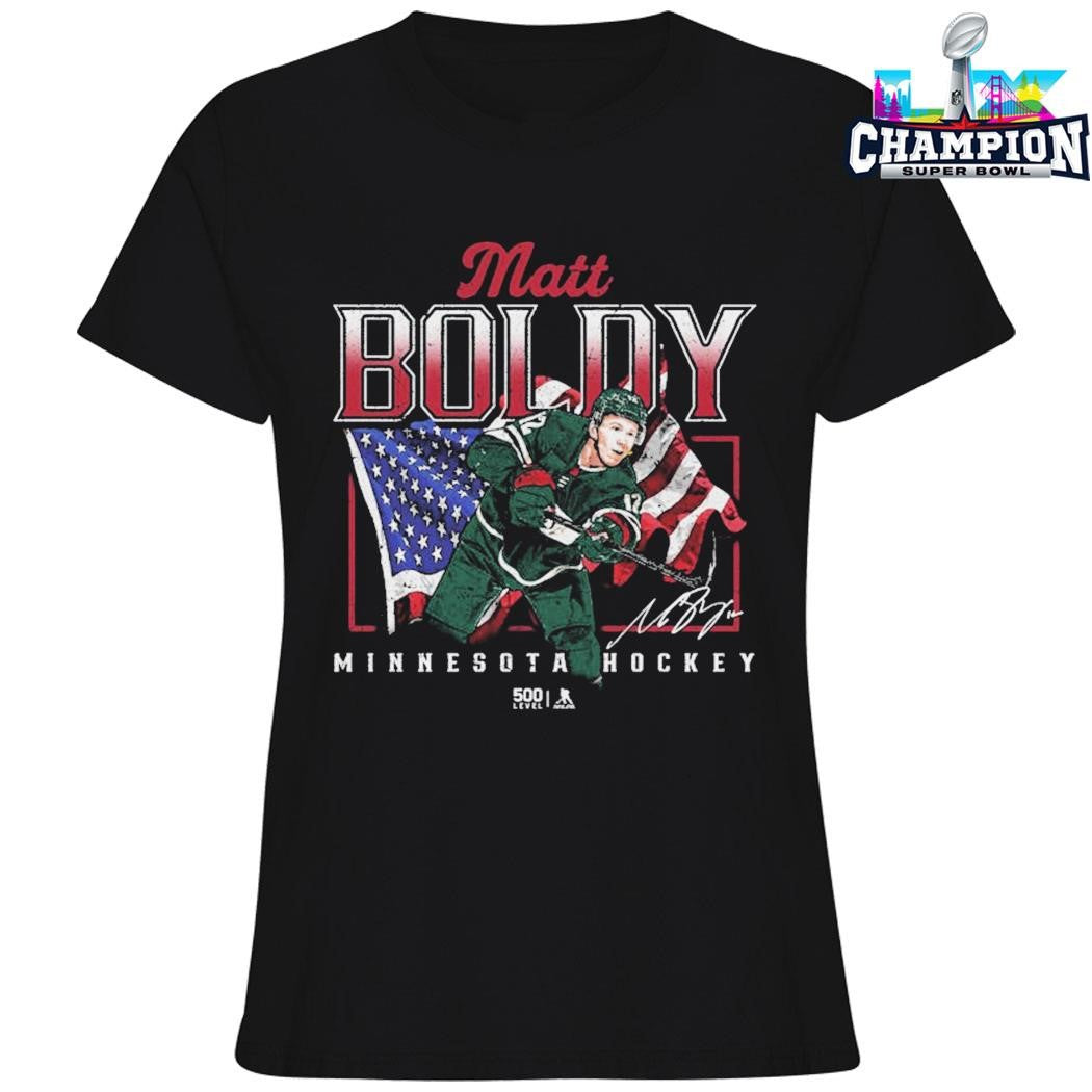 Matt Boldy Minnesota Usa Flag Shirt