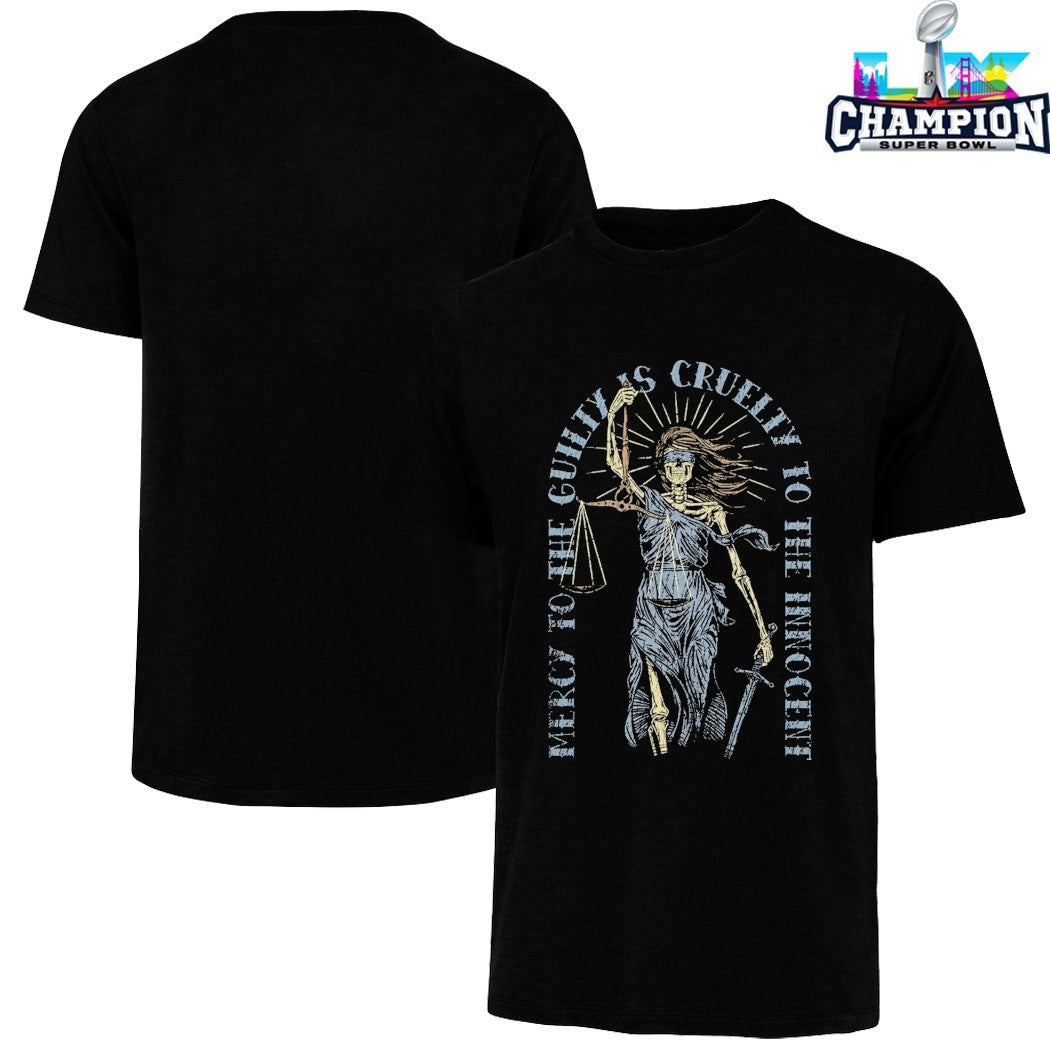 Mercy To The Guilty Is Cruelty To The Innocent Skeleton Sword T-shirts