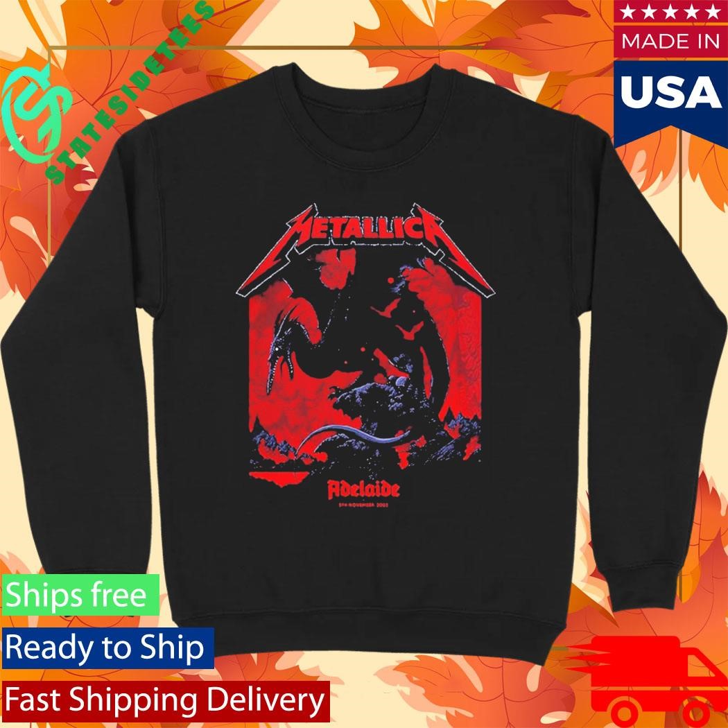 Metallica M72 Adelaide Australia 2025 Art By Ken Taylor At Adelaide Oval On November 5 2025 Shirt
