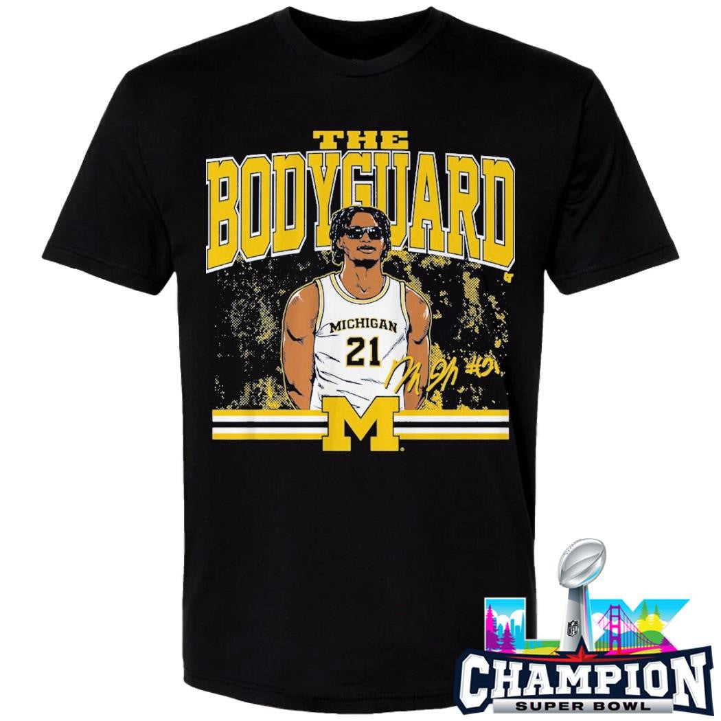 Michigan Basketball Morez Johnson Jr The Bodyguard Shirt