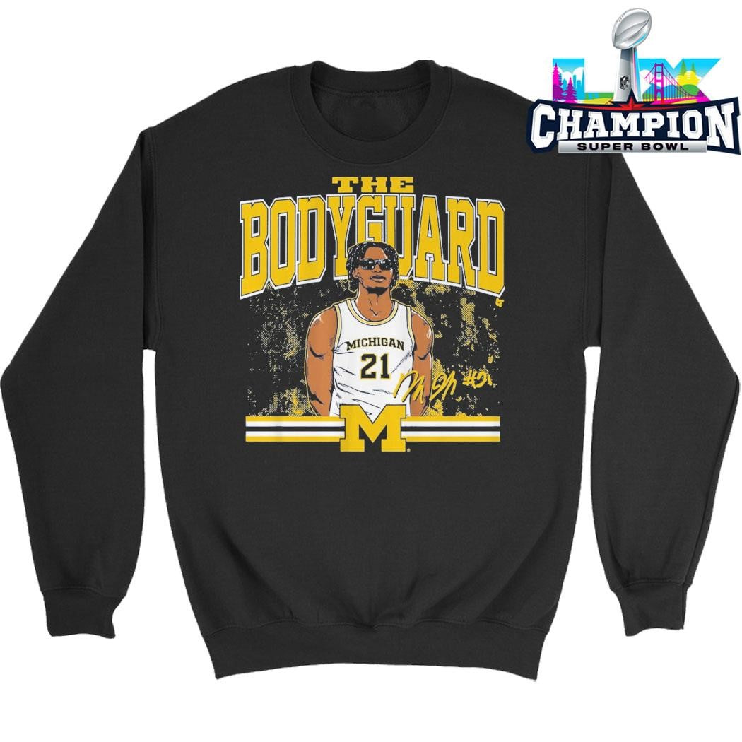 Michigan Basketball Morez Johnson Jr The Bodyguard Shirt
