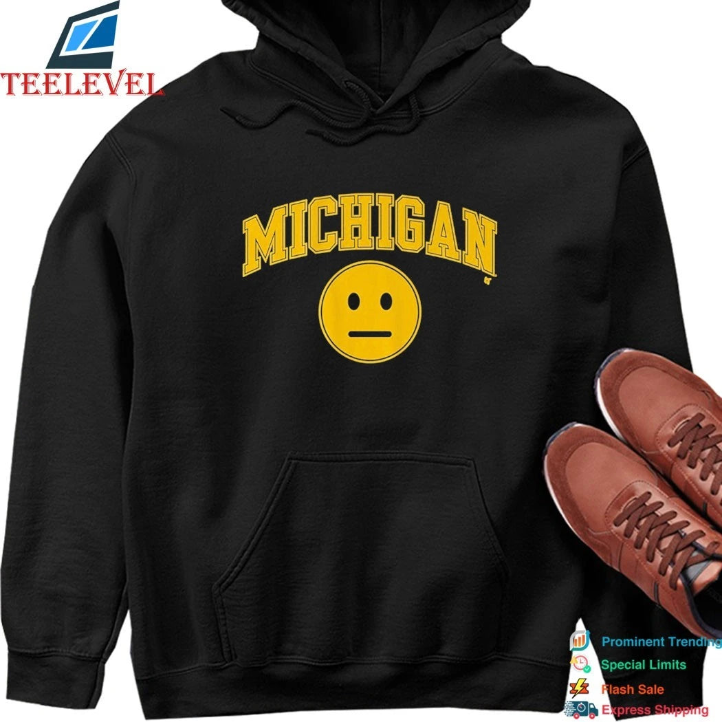Michigan Wolverines Basketball Blank Expression Shirts