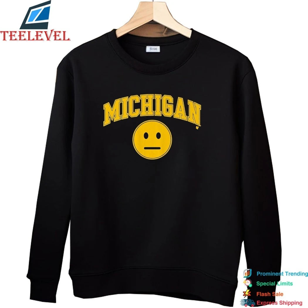 Michigan Wolverines Basketball Blank Expression Shirts