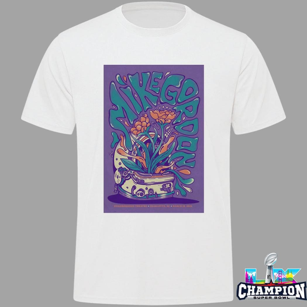 Mike Gordon Tour Charlotte Nc On March 19 2026 Shirt