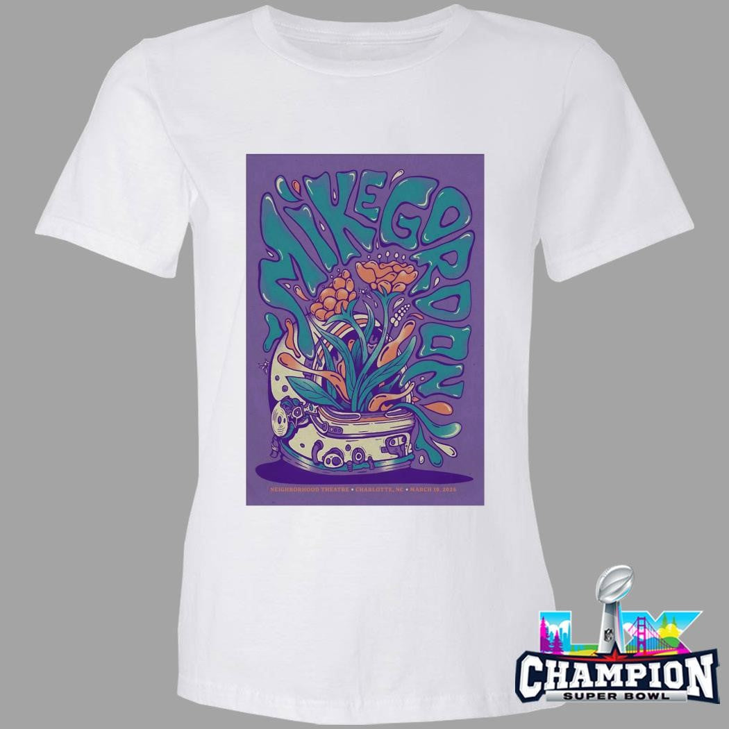Mike Gordon Tour Charlotte Nc On March 19 2026 Shirt