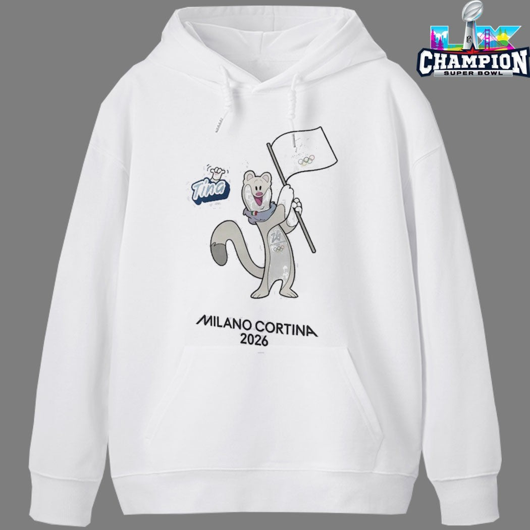 Milano Cortina 2026 Olympics Tina Mascot T-Shirts