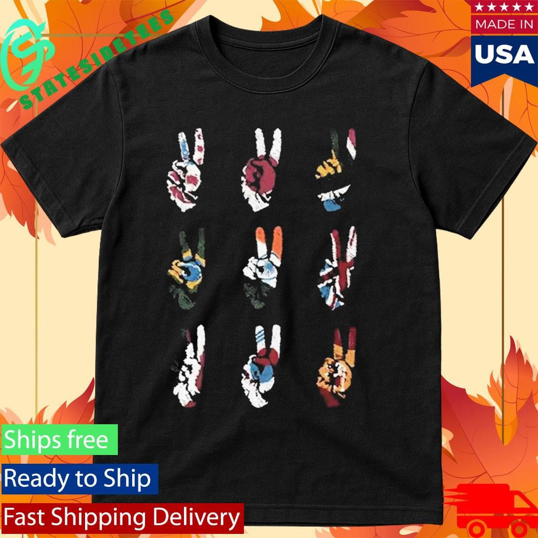 Multi Peace Hand Shirt
