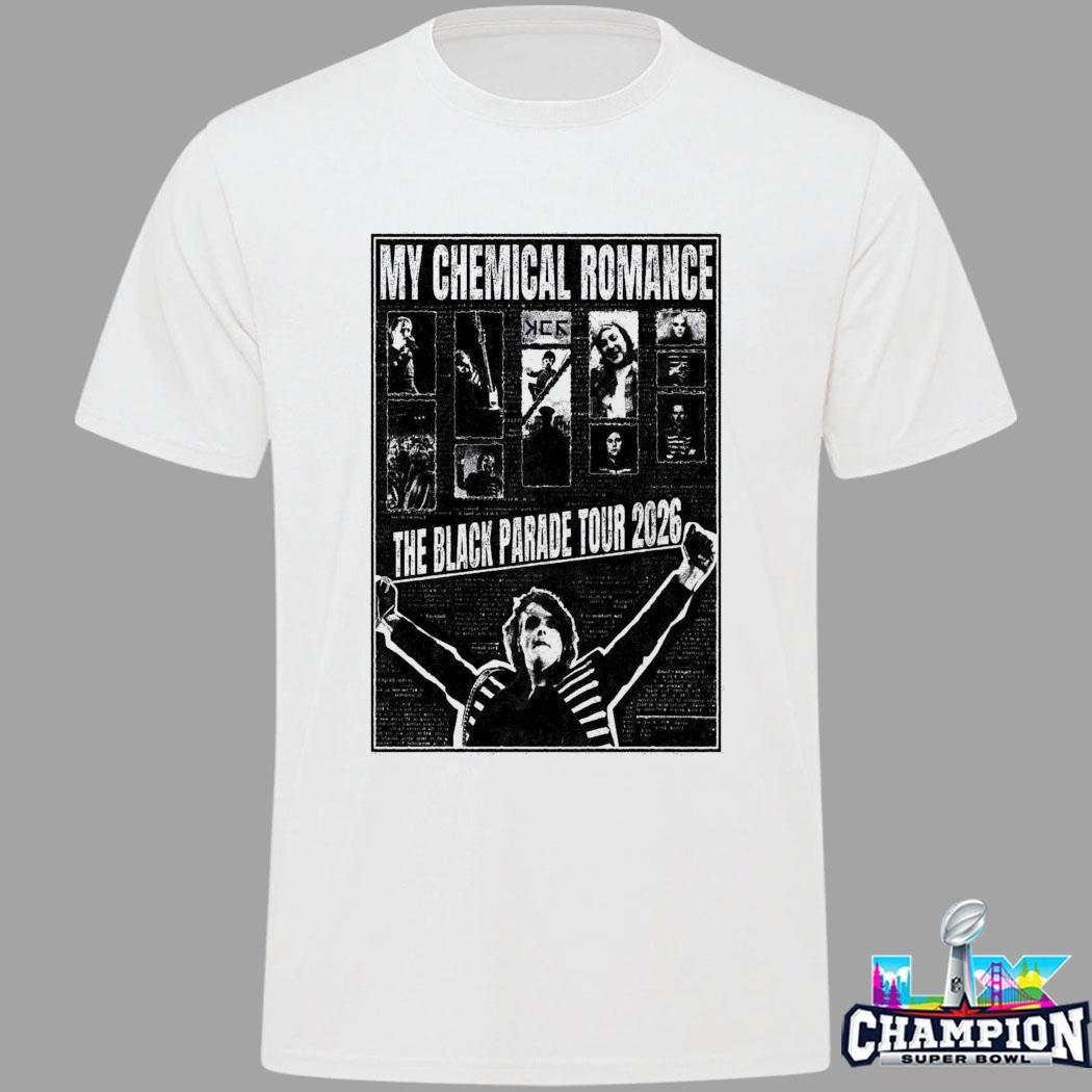 My Chemical Romance 2026 The Black Parade Tour Shirt