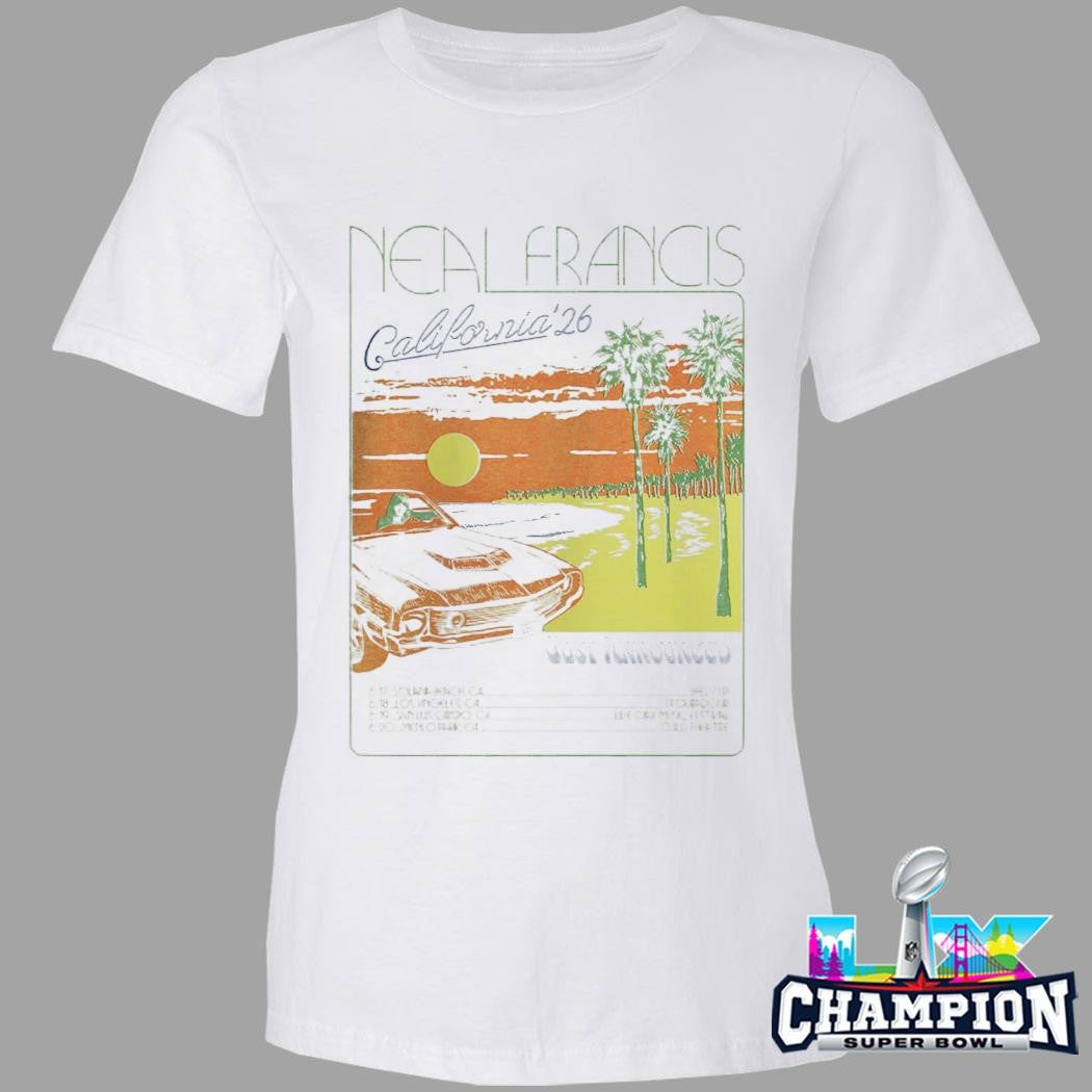 Neal Francis California 2026 Run Shows Shirt