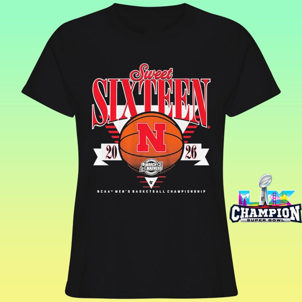 Nebraska Cornhuskers 2026 Sweet Sixteen Ncaa Men’s Basketball Championship Shirt