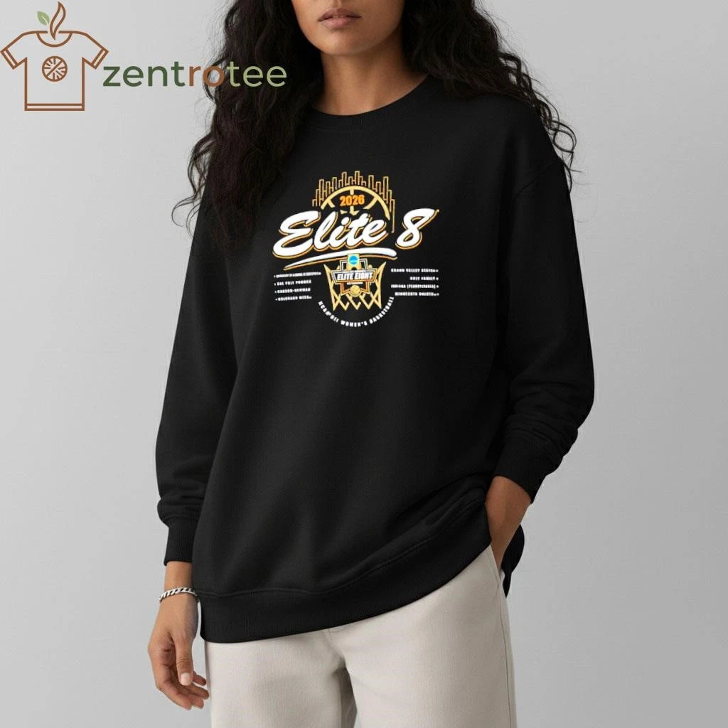 Nice 2026 NCAA Division II Women’s Basketball Elite Eight shirt