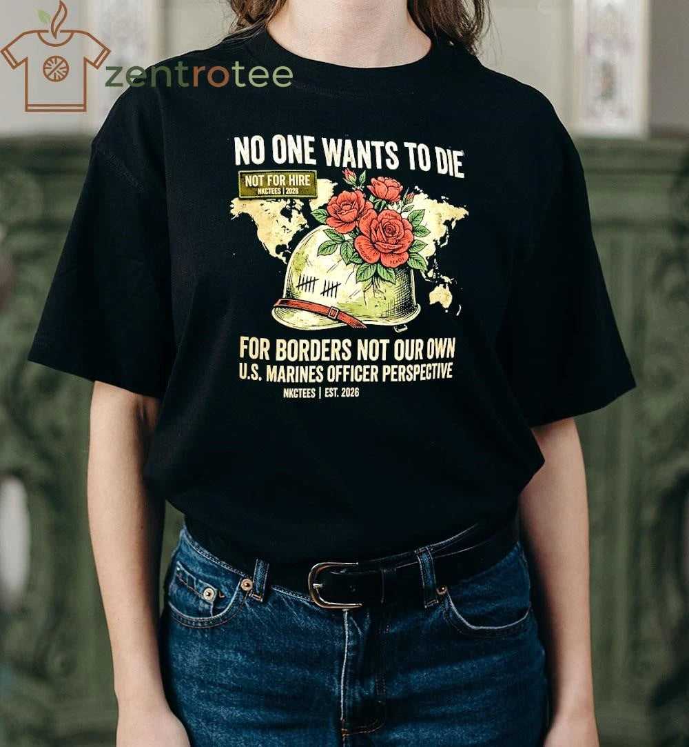 Nkctees No One Wants To Die For Israel T-shirt – Military Vintage Coordinate flowers