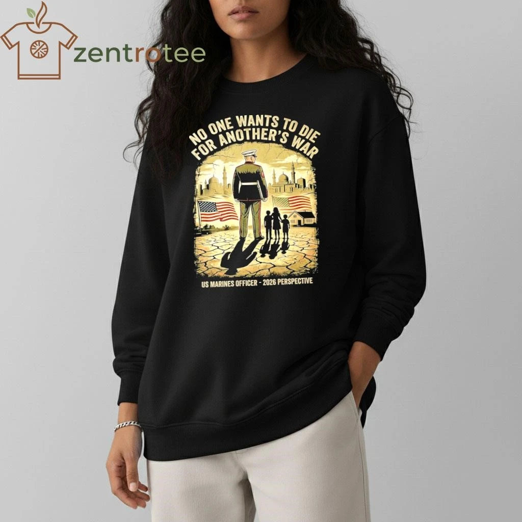 No One Wants To Die Vintage Oversized Tee – US Marines Officer 2026 Perspective