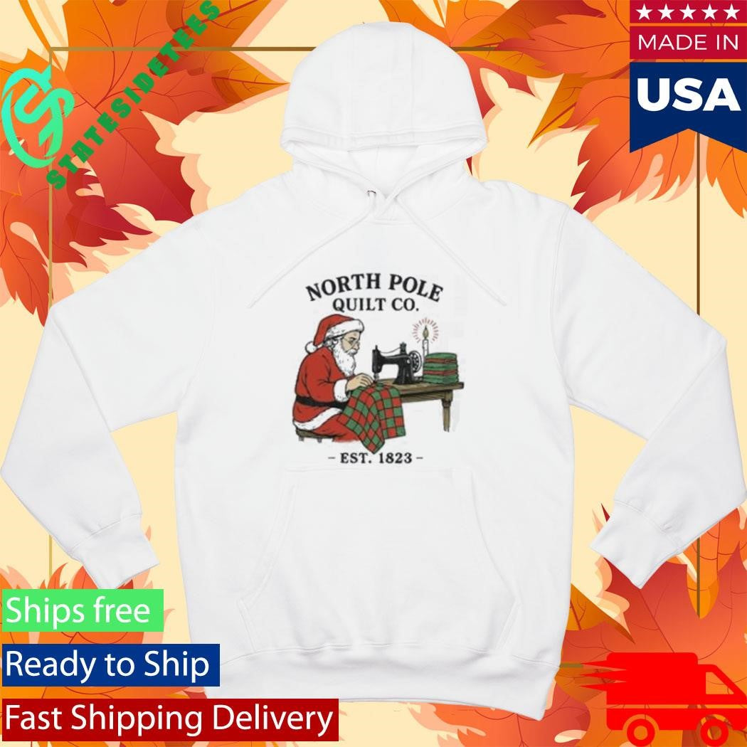 North Pole Quilt Co Santa Vintage Shirt