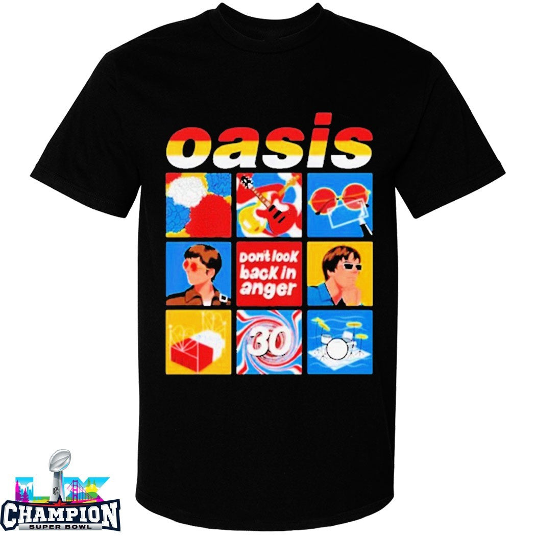 Oasis Don’t Look Back In Anger Celebrate 30 Years Of The Iconic Anthem T-shirts