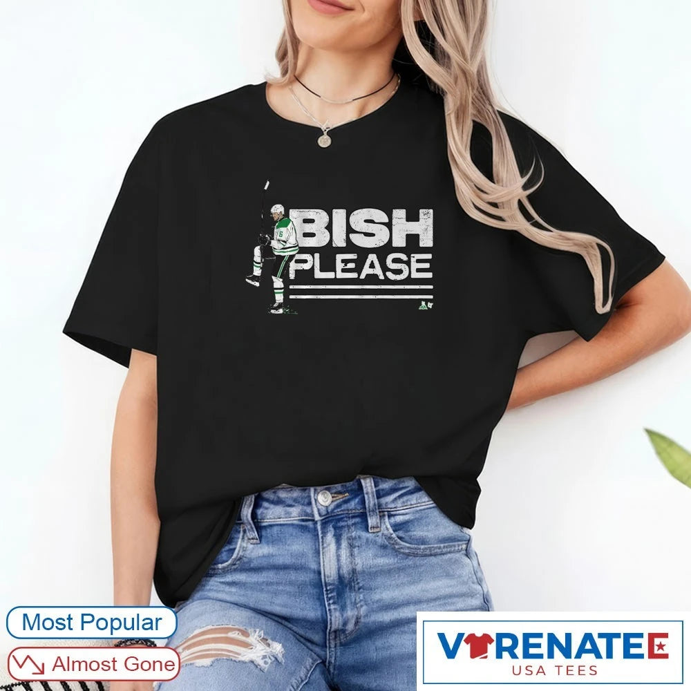 Official 2026 Lian Bichsel Bish Please Dallas Stars Hockey T-Shirt