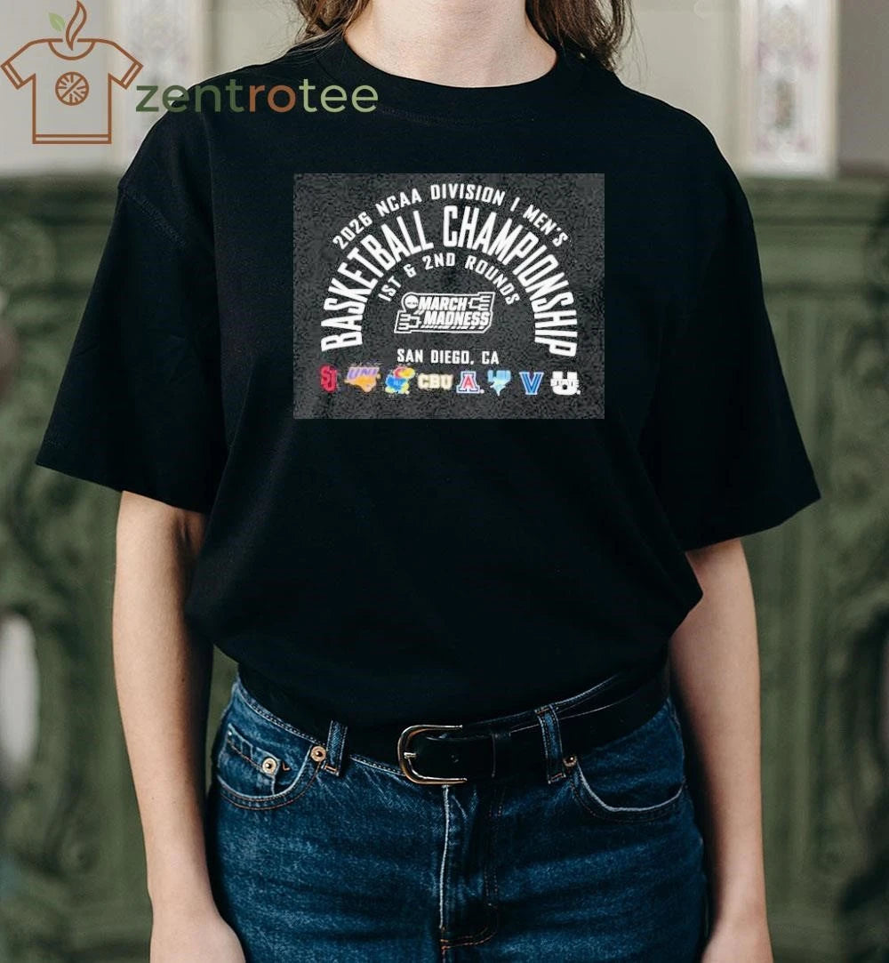 Official 2026 NCAA Division I Men’s Basketball Championship March Madness San Diego California shirt