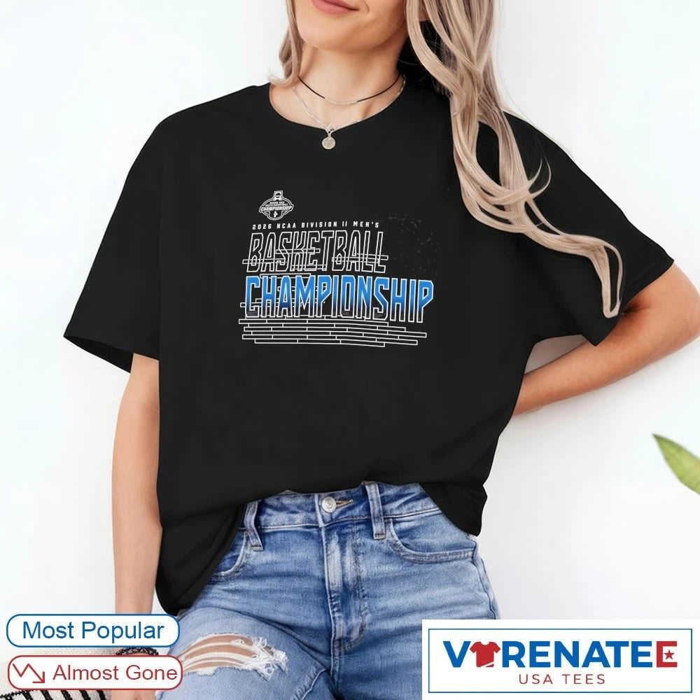 Official 2026 NCAA Division II Men’s Basketball Championship Logo T-Shirt