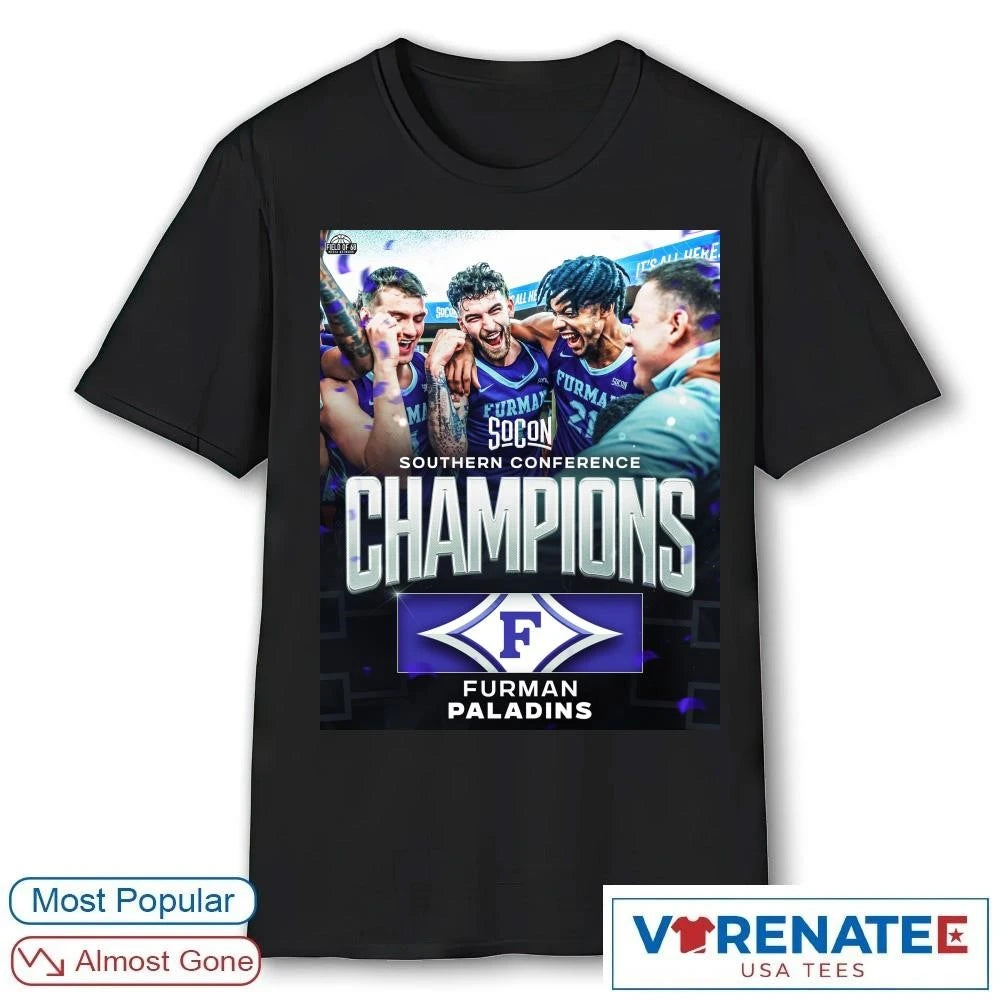 Official 2026 Southern Conference Champions Furman Paladins Poster T-Shirt