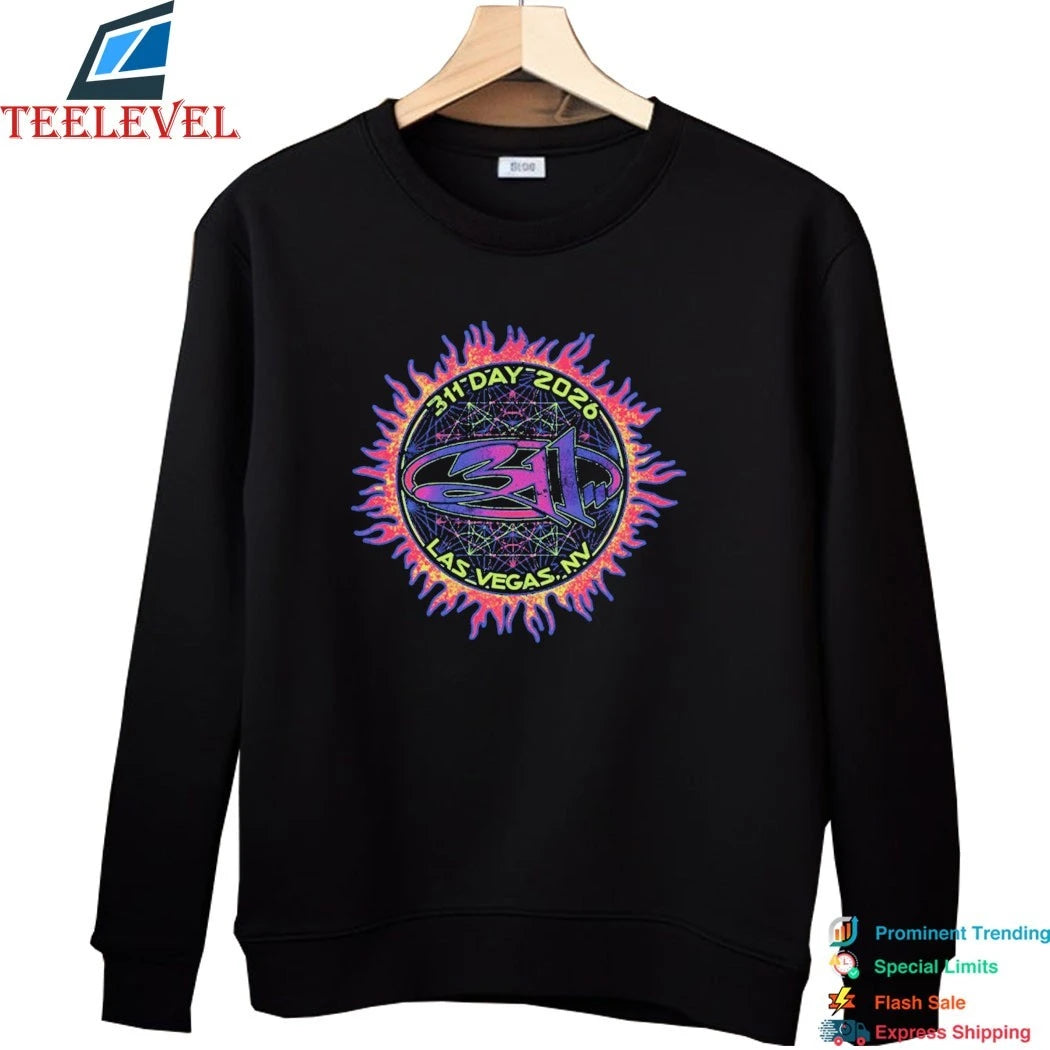 Official 311 Day 2026 Las Vegas NV Sacred Sun Shirts