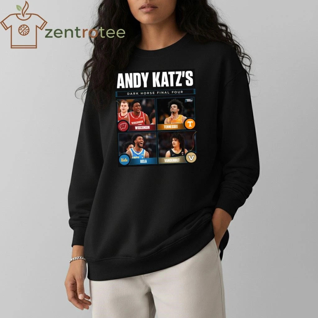 Official Andy Katz’s Dark Horse Final Four basketball men NCAA shirt