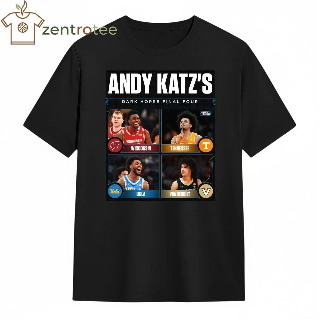 Official Andy Katz’s Dark Horse Final Four basketball men NCAA shirt