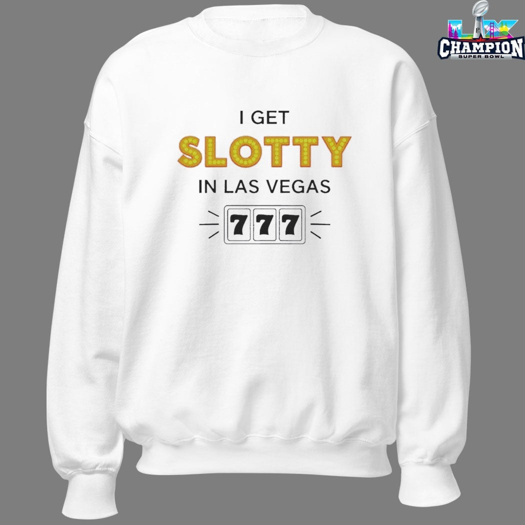 Official Beautiful Wedding America I Get Slotty In Las Vegas T-Shirts