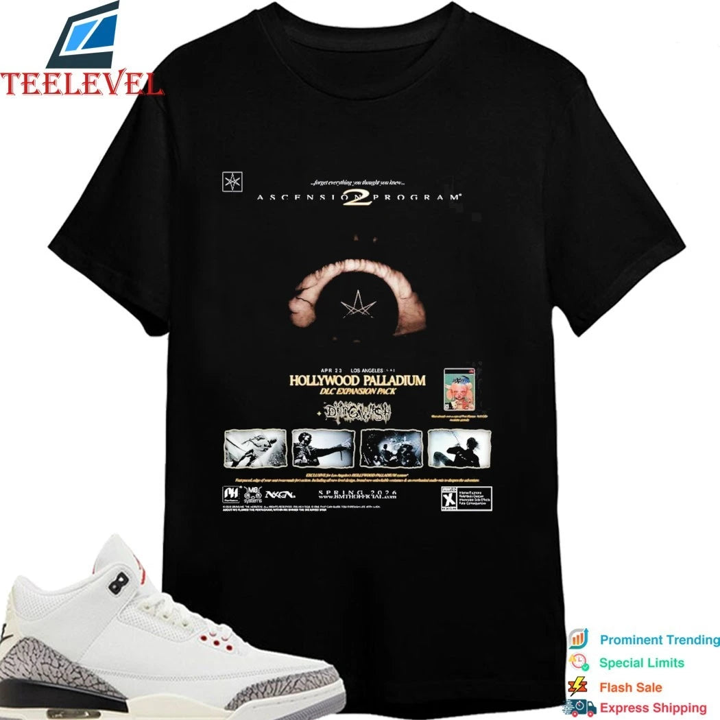 Official Bring Me The Horizon Los Angeles CA At Hollywood Palladium On April 23 2026 Ascension Program 2 Tour Shirts