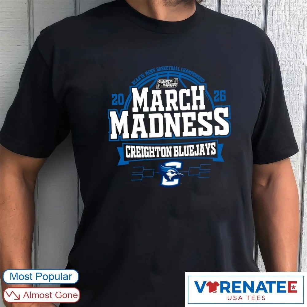 Official Creighton Bluejays 2026 NCAA DI Men’s Basketball Championship March Madness T-Shirt
