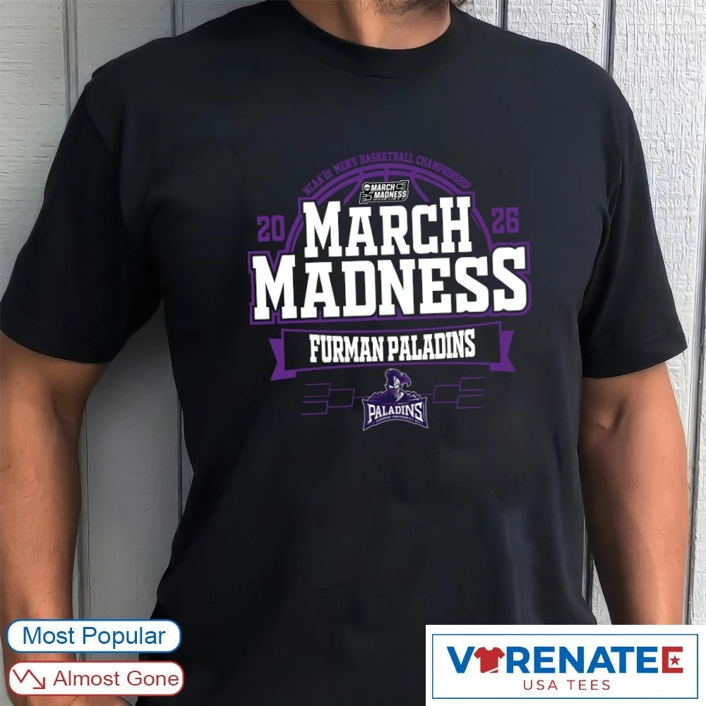 Official Furman Paladins 2026 NCAA DI Men’s Basketball Championship March Madness T-Shirt