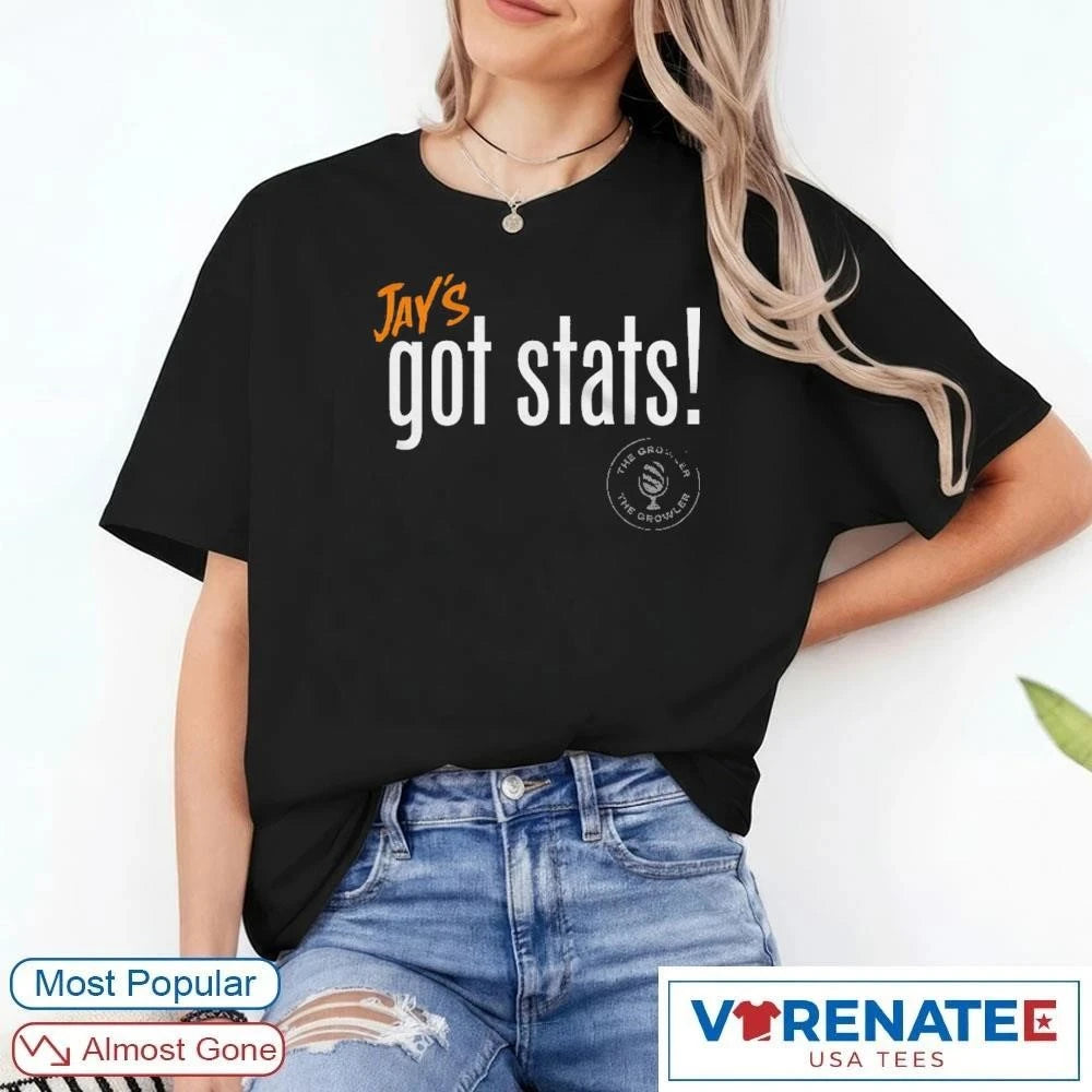 Official Jay’s Got Stats The Growler Podcast with Paul Dehner T-Shirt