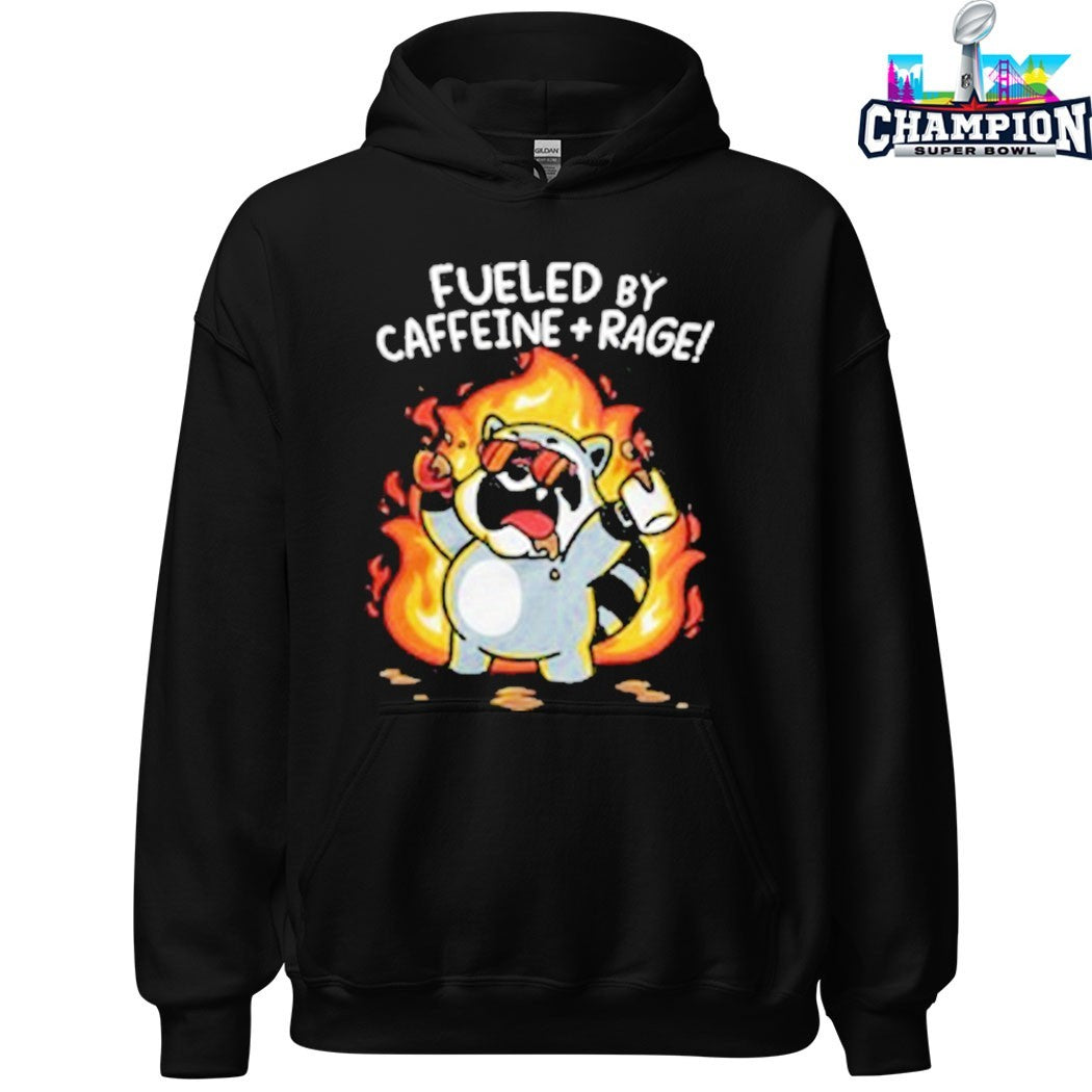 Official Mandatoryfunday Fueled By Caffeine Rage T-shirts