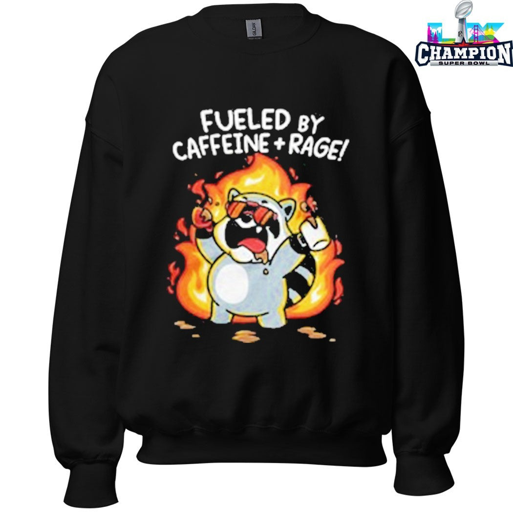 Official Mandatoryfunday Fueled By Caffeine Rage T-shirts