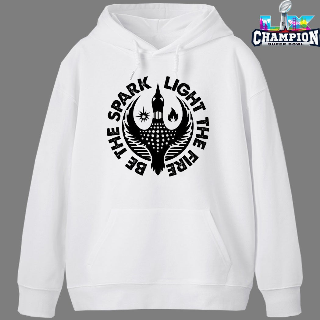 Official Minneapolis Rebel Loon Be The Spark Light The Fire Logo T-Shirts