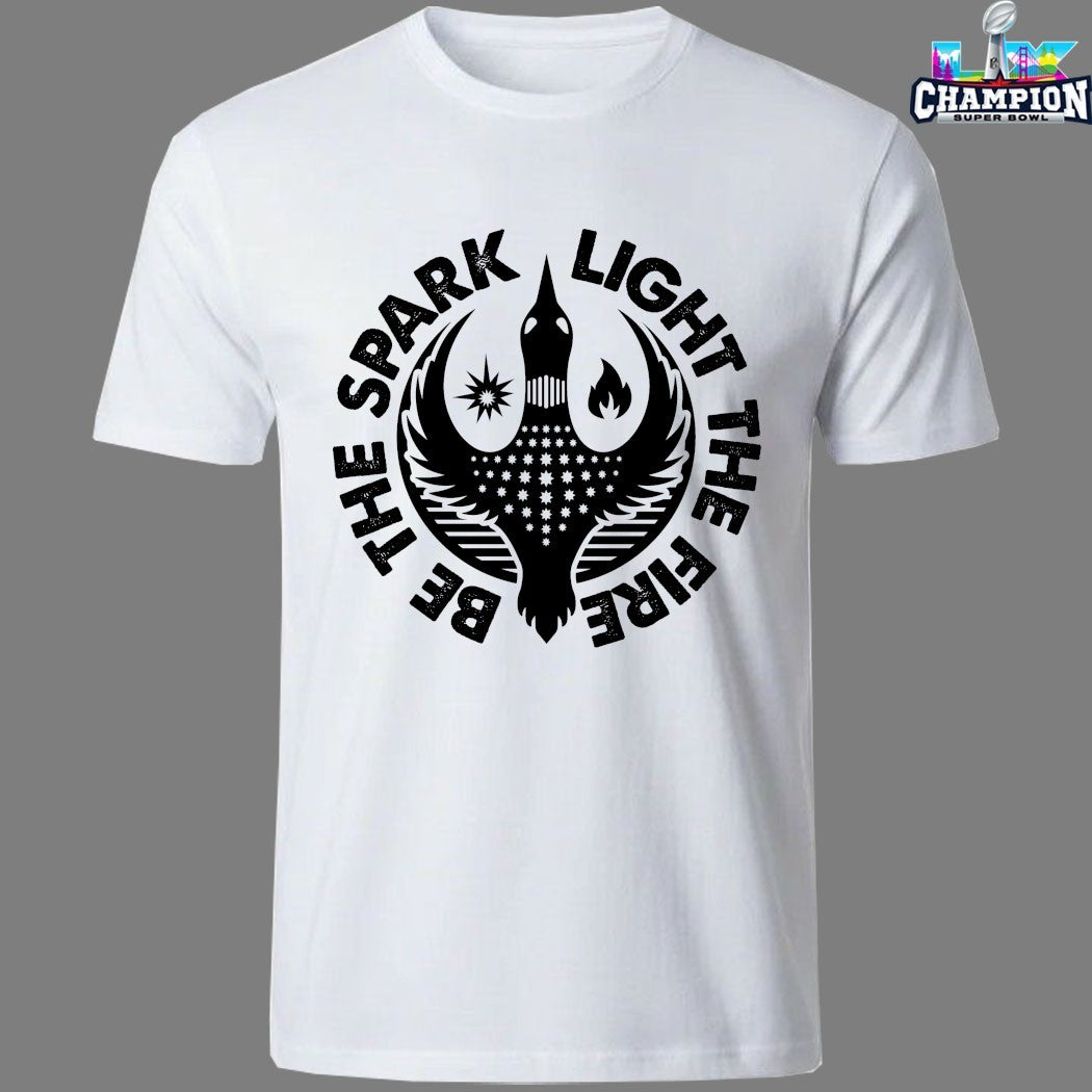 Official Minneapolis Rebel Loon Be The Spark Light The Fire Logo T-Shirts