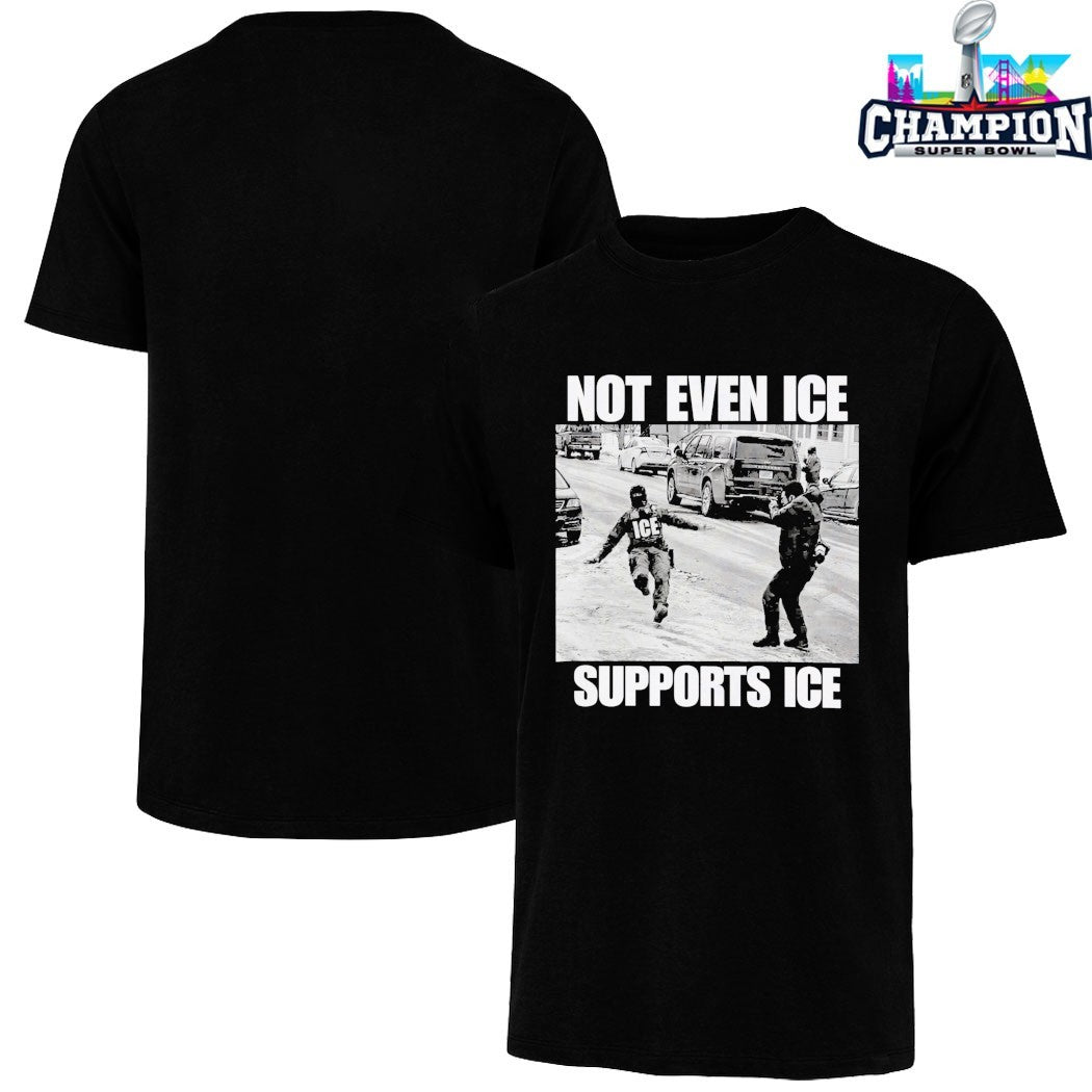 Official Not Even Ice Supports Ice Police T-Shirts