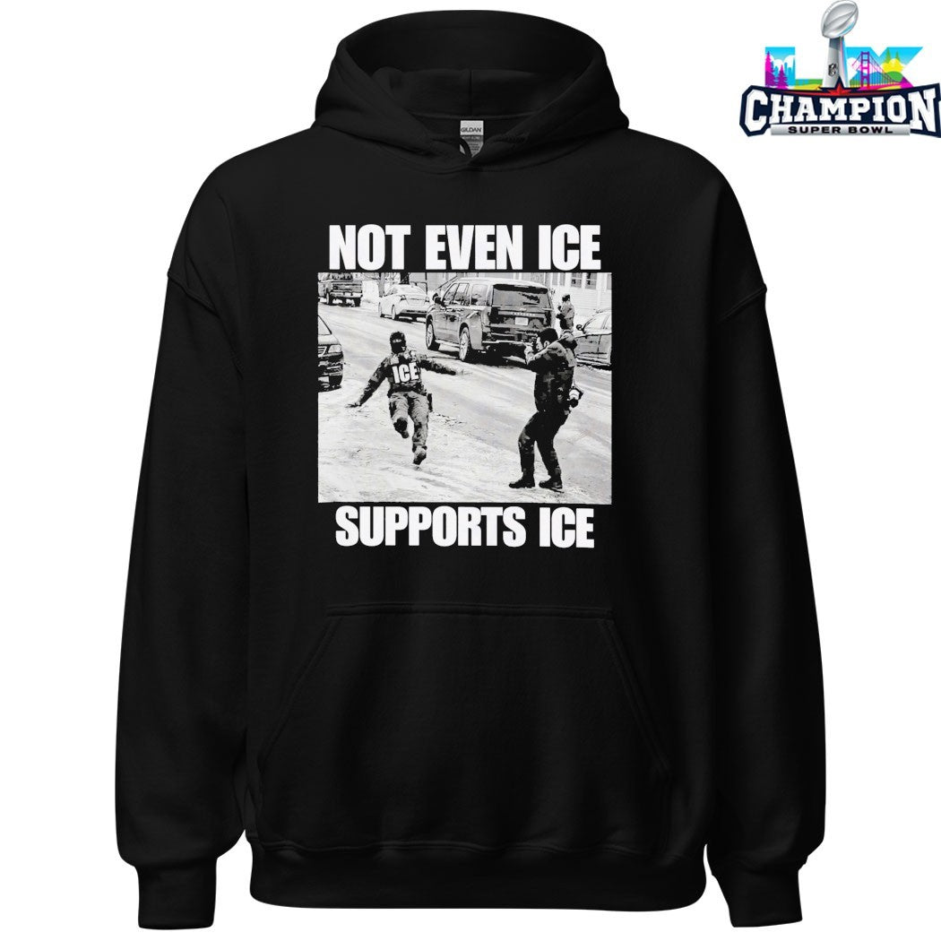 Official Not Even Ice Supports Ice Police T-Shirts