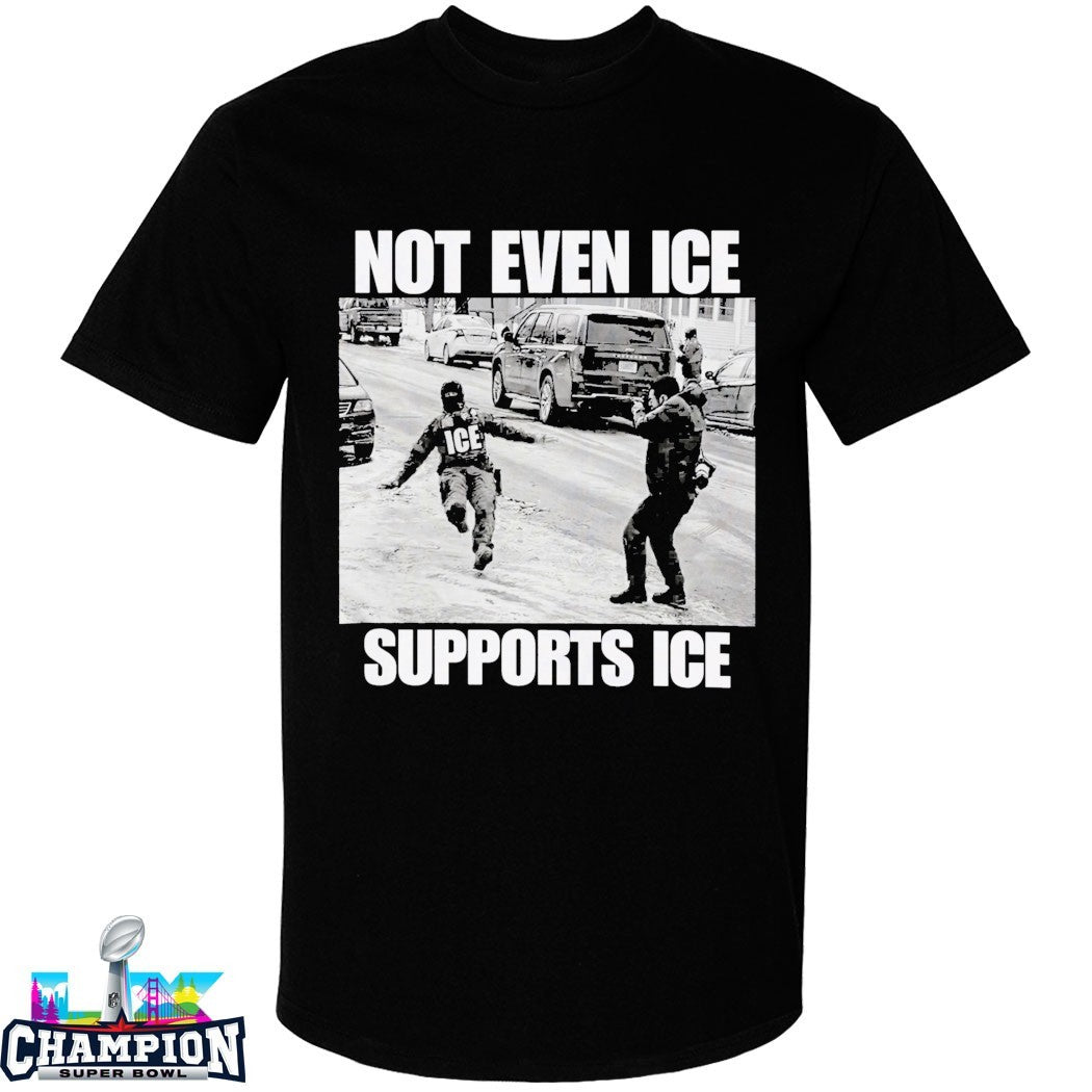 Official Not Even Ice Supports Ice Police T-Shirts