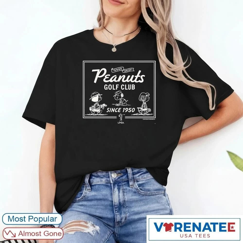Official Peanuts x LPGA Golf Club Since 1950 T-Shirt