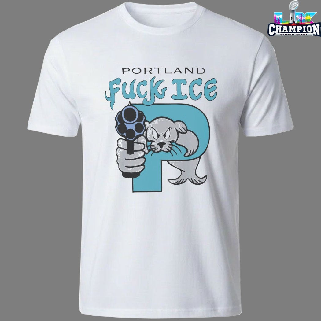 Official Portland Fuck Ice Otter Seal T-shirts