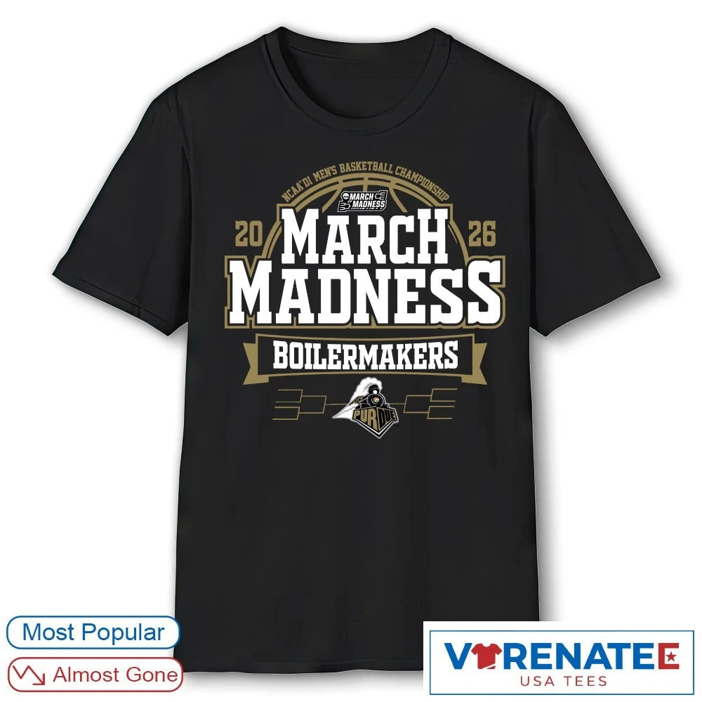 Official Purdue Boilermakers 2026 NCAA DI Men’s Basketball Championship March Madness T-Shirt