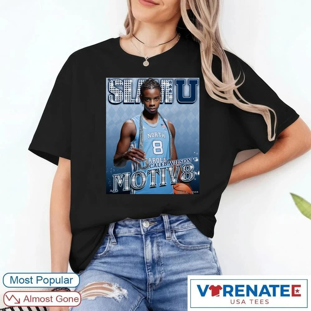 Official SLAM U Caleb Wilson Notiv8 North Carolina Tar Heels Poster T-Shirt