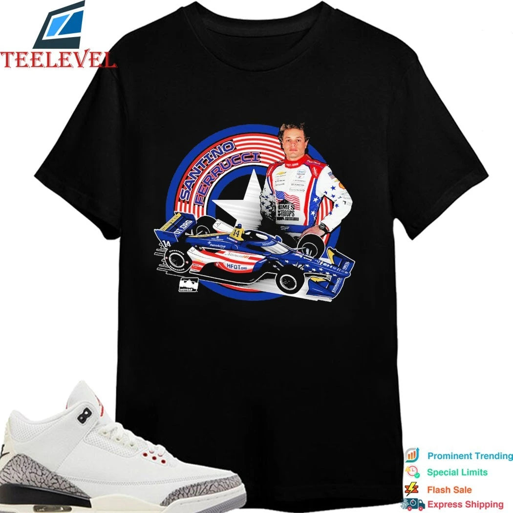 Official Santino Ferrucci Driver Indycar Shirts