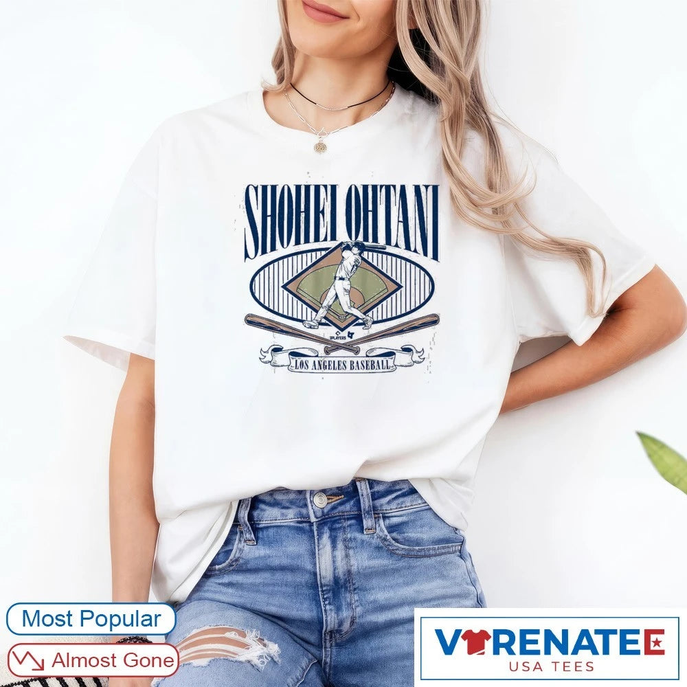 Official Shohei Ohtani Diamond Standouts Los Angeles Dodgers MLB T-Shirt