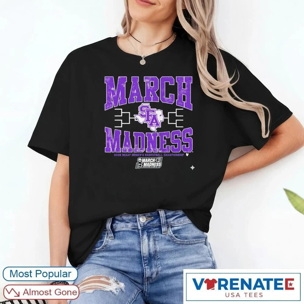 Official Stephen F. Austin Ladyjacks WBB 2026 NCAA Women’s Basketball Championship March Madness T-Shirt
