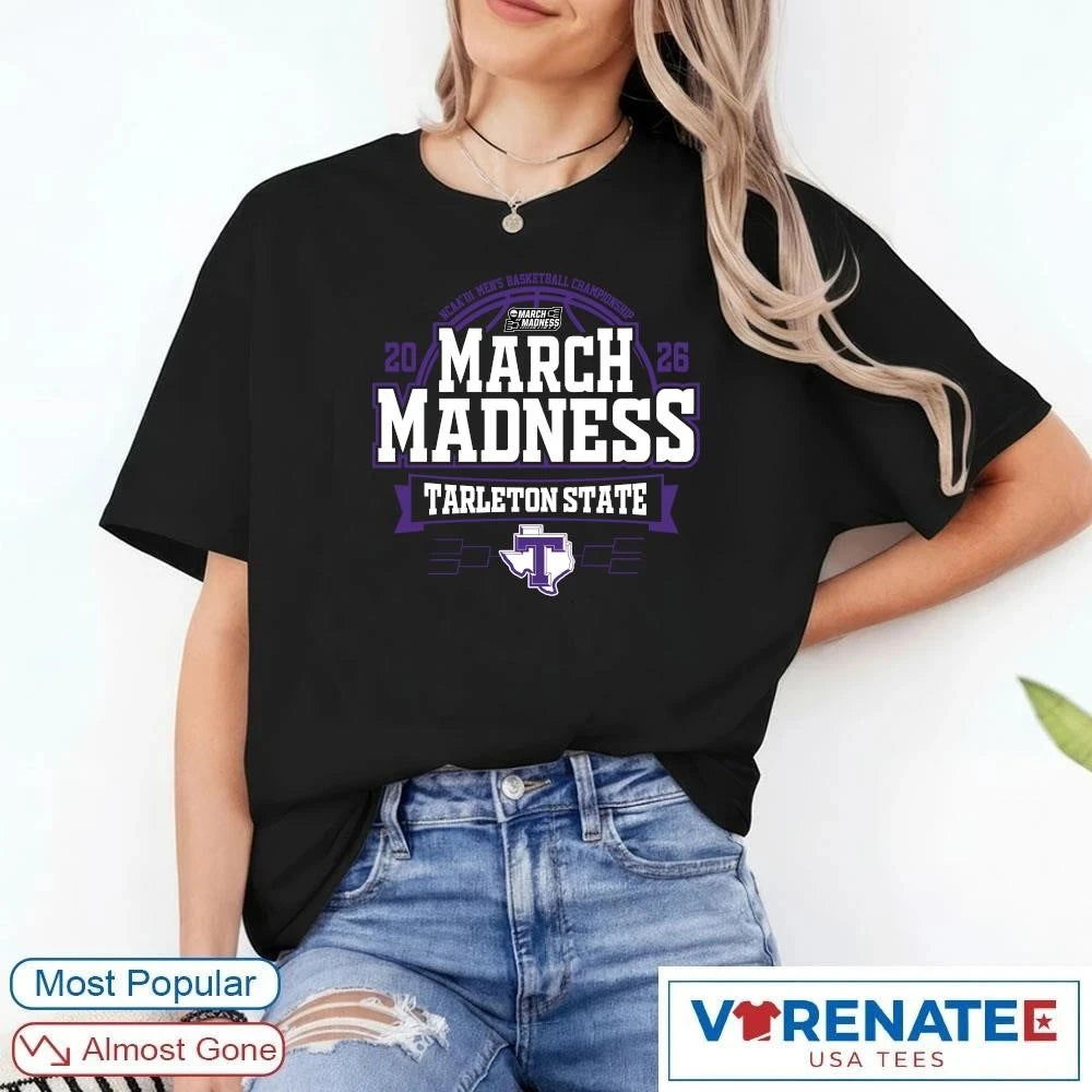 Official Tarleton State Texans 2026 NCAA DI Men’s Basketball Championship March Madness Bound T-Shirt