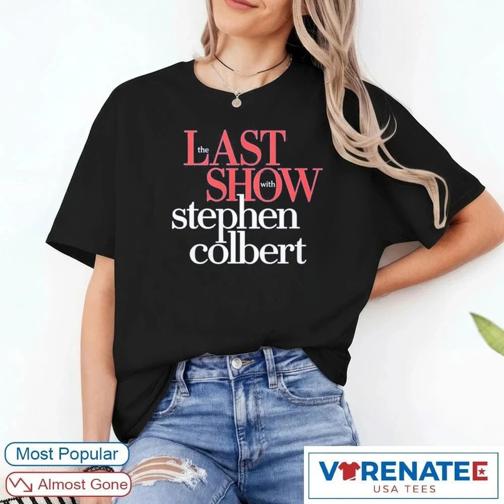 Official The Last Show With Stephen Colbert 2026 T-Shirt