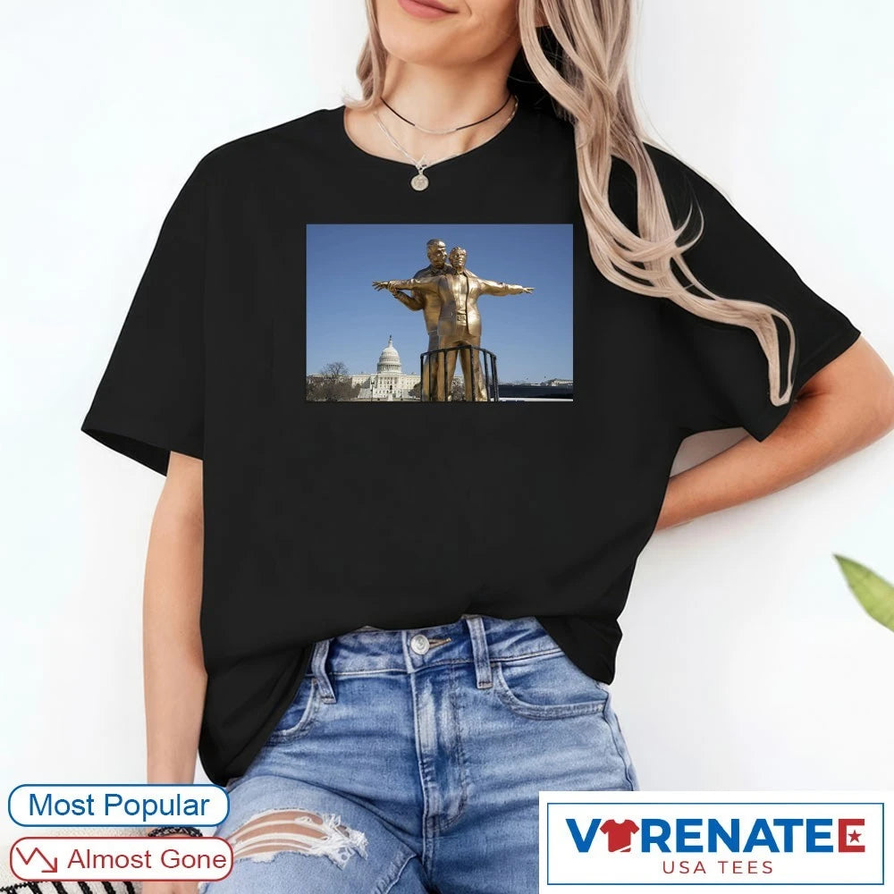 Official Trump and Epstein Titanic Statue – Best Meme 2026 T-Shirt